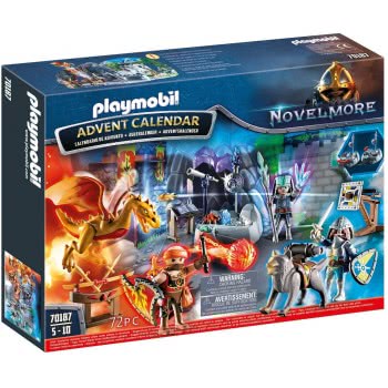 Playmobil Advent Calendar Fight For The Magic Stone For Children From 5-10 Years, Colourful, One Size 70187 4008789701879