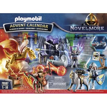 Playmobil Advent Calendar Fight For The Magic Stone For Children From 5-10 Years, Colourful, One Size 70187 4008789701879