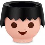 Lechusa Playmobil OJO Γλάστρα Κεφαλάκι Raven Black - Μαύρη 19047 4008789190475