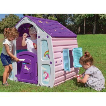 Skorpion Wheels Παιδικό Σπιτάκι Κήπου Unicorn Magical House Μωβ 52623561 7290017097688