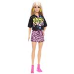 Mattel Barbie Fashionistas Original Ξανθιά Κούκλα Με Φόρεμα Rock FBR37 / GRB47 887961899986