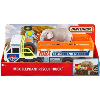Mattel Elephant Off Road Rescue Adventure Set With Truck And Elephant Figure GMH44 887961854732