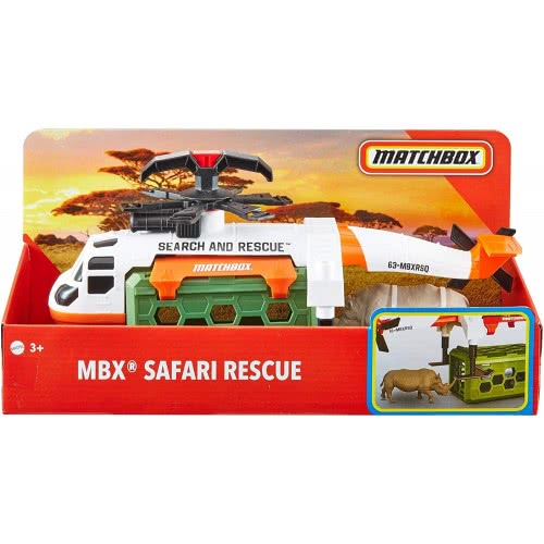 Mattel Rescue Adventure Set With Vehicle And Animal Figure, Safari Rescue GMH68 / GMH70 887961854923
