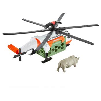 Mattel Rescue Adventure Set Με Ελικόπτερο Διάσωσης Άγριων Ζώων - Safari GMH68 / GMH70 887961854923