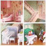 cubicfun 3D Puzzles For Kids Dollhouse With Furniture For Kids Girls 8 9 10 Years Old, 160 Pieces P645h 6944588206451