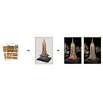 cubicfun Empire State Building New York USA 3D LED Puzzle L503h 6944588205034