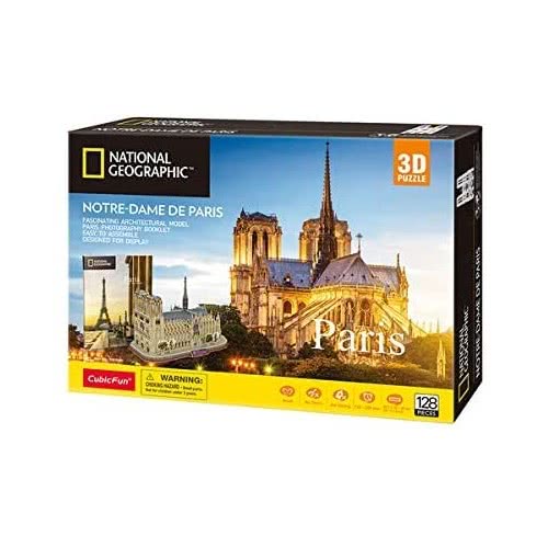 cubicfun Puzzle 3D National Geographic Notre-Dame Παναγία Των Παρισίων DS0986h 6944588209865