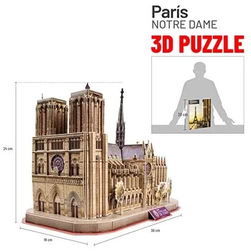 cubicfun Puzzle 3D National Geographic Notre-Dame DS0986h 6944588209865