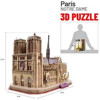 cubicfun Puzzle 3D National Geographic Notre-Dame DS0986h 6944588209865