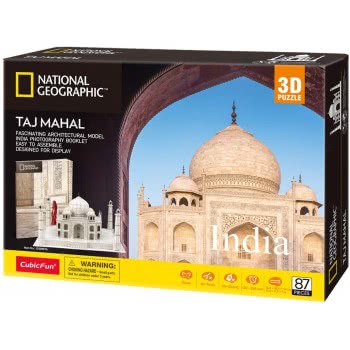 cubicfun 3D Jigsaw Puzzles For Adults Kids National Geographic Taj Mahal DS0981h 6944588209810