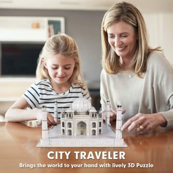 cubicfun 3D Jigsaw Puzzles For Adults Kids National Geographic Taj Mahal DS0981h 6944588209810