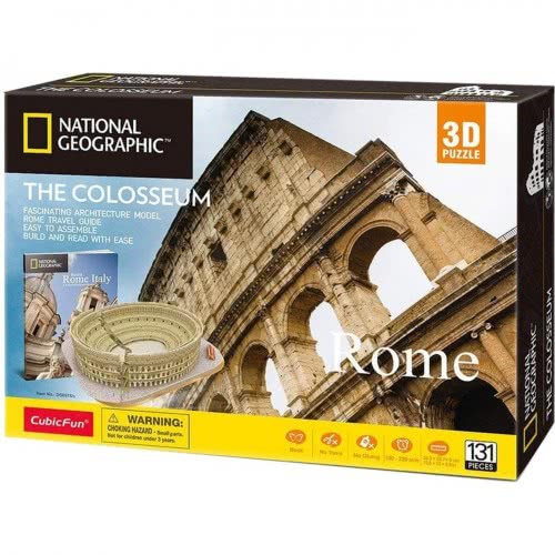 cubicfun 3D Puzzle National Geographic The Colosseum Κολοσσαίο DS0976h 6944588209766