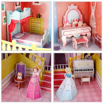 cubicfun Fairytale Castle 3D Παζλ 81 Pieces P809h 6944588208097