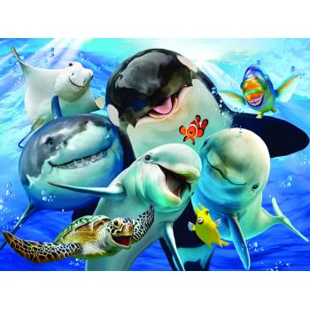prime3d 3D Puzzle 500 Howard Robinson - Ocean Selfie 10059 670889100599