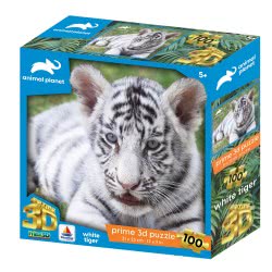 prime3d 3D Παζλ 100 Animal Planet - White Tiger 13820 670889138202