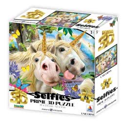 prime3d 3D Puzzle 48 Howard Robinson - Unicorn Selfie 13745 670889137458