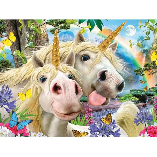 prime3d 3D Puzzle 48 Howard Robinson - Unicorn Selfie 13745 670889137458