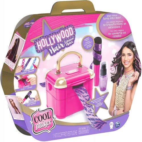 Spin Master Cool Maker Hollywood Hair Extension Maker With 12 Customisable Extensions And Accessories 6056639 778988302798