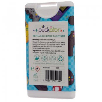 Puckator Spray Hand Sanitisers - Game Over HAND01 5055071741449