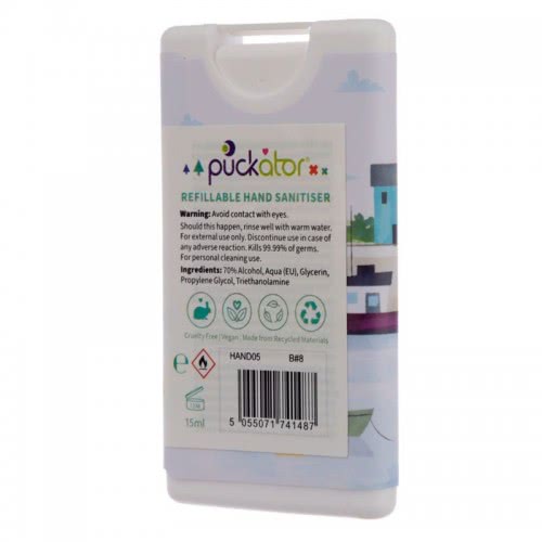 Puckator Spray Hand Sanitisers Seaside And Beach Scene HAND05 5055071741487