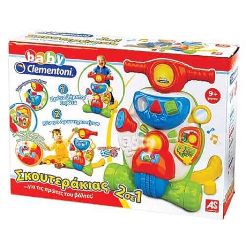 Clementoni Baby Educational Baby Toddler Scooter Walker For 9+ Months 1000-63167 8005125631674