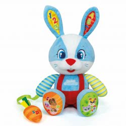 Clementoni Baby Educational Baby Toddler Interactive Plush Rabbit For 10+ Months 1000-63565 8005125635658