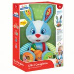 Clementoni Baby Educational Baby Toddler Interactive Plush Rabbit For 10+ Months 1000-63565 8005125635658
