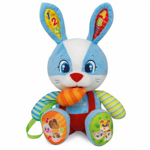 Clementoni Baby Educational Baby Toddler Interactive Plush Rabbit For 10+ Months 1000-63565 8005125635658