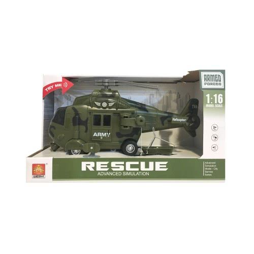 Toys-shop Choice Friction Rescue Army Ελικόπτερο 1/16 JA093474 JA086967 6990620934745