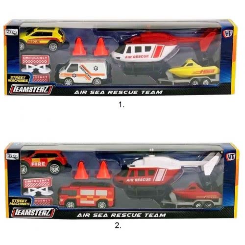 As company Air Sea Rescue Team Set With Die-Cast Vehicles For Ages 3+ 7535-17087 5050841708714