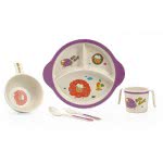 Toys-shop Choice Bamboo Kids Σετ Φαγητού 5Τεμ Σε 3 Σχέδια JU051530 6990620515302