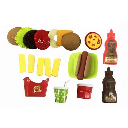 Toys-shop Choice Food Fun Cutlery Burger Set JU052086 JU058420 6990620520863