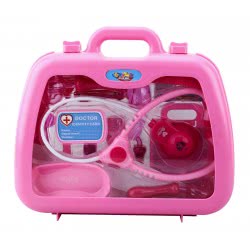 Toys-shop Choice Ροζ Βαλιτσάκι Γιατρού Με Ήχους JU053196 6990620531968
