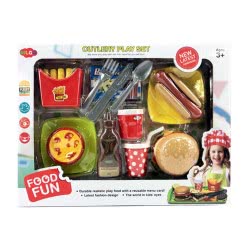 Toys-shop Choice Food Fun Cutlery Fast Food Set JU054265 JU058421 6990620542650