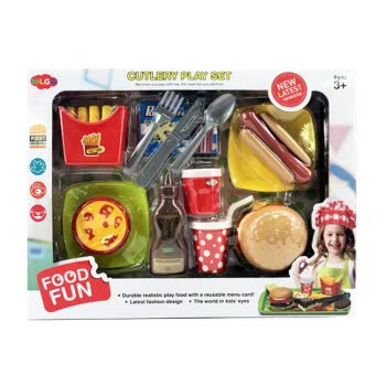 Toys-shop Choice Food Fun Cutlery Fast Food Set JU054265 JU058421 6990620542650