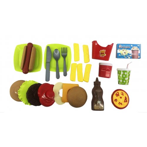 Toys-shop Choice Food Fun Cutlery Fast Food Set JU054265 JU058421 6990620542650