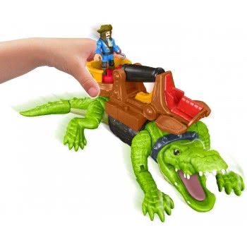 Mattel Imaginext: Walking Croc And Pirate Hook DHH63 887961219272