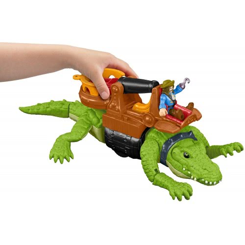 Mattel Imaginext: Walking Croc And Pirate Hook DHH63 887961219272