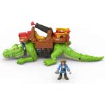 Mattel Imaginext Κροκόδειλος Τέρας Και Πειρατής Με Αξεσουάρ DHH63 887961219272