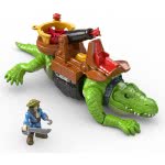 Mattel Imaginext Κροκόδειλος Τέρας Και Πειρατής Με Αξεσουάρ DHH63 887961219272