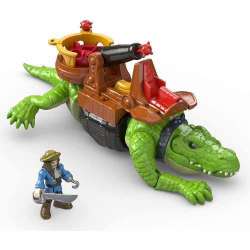 Mattel Imaginext: Walking Croc And Pirate Hook DHH63 887961219272
