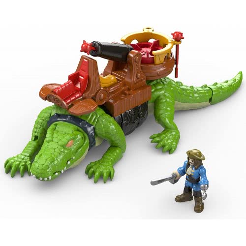Mattel Imaginext: Walking Croc And Pirate Hook DHH63 887961219272