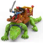 Mattel Imaginext: Walking Croc And Pirate Hook DHH63 887961219272