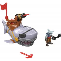 Mattel Imaginext Πειρατικό Πλοιάριο, Πλάσματα Του Βυθού Με Φιγούρα Και Αξεσουάρ DHH66 887961219227