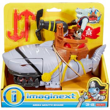 Mattel Imaginext Πειρατικό Πλοιάριο, Πλάσματα Του Βυθού Με Φιγούρα Και Αξεσουάρ DHH66 887961219227