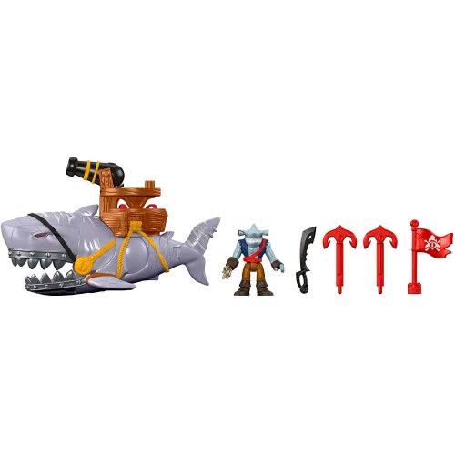 Mattel Imaginext Πειρατικό Πλοιάριο, Πλάσματα Του Βυθού Με Φιγούρα Και Αξεσουάρ DHH66 887961219227