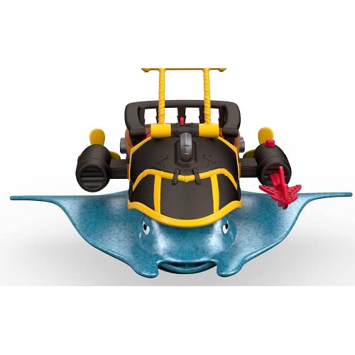 Mattel Imaginext Πειρατικό Πλοιάριο, Πλάσματα Του Βυθού Με Φιγούρα Και Αξεσουάρ DTH43 887961354867