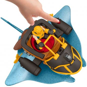 Mattel Imaginext Captain Nemo And Stingray DTH43 887961354867