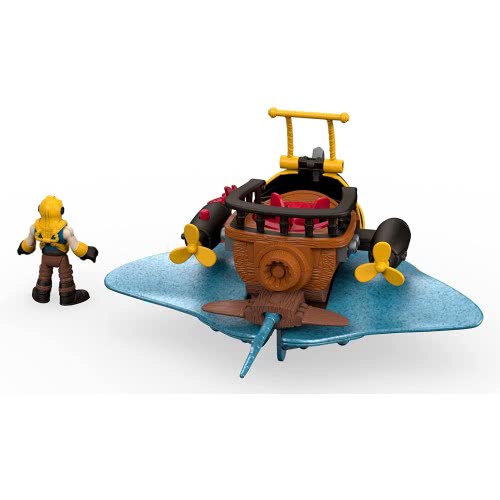 Mattel Imaginext Captain Nemo And Stingray DTH43 887961354867