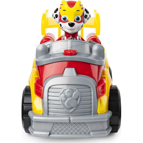 Spin Master Paw Patrol Mighty Pups Super Paws Marshall Deluxe Vehicle ...
